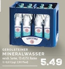 Mineralwasser im Angebot bei EDEKA in Voerde Mineralwasser Angebote von Gerolsteiner bei EDEKA Voerde für 5,49 €