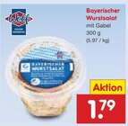Aktuelles Bayerischer Wurstsalat Angebot bei Netto Marken-Discount in Duisburg ab 1,79 €