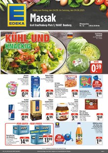 Nutella im EDEKA Prospekt "Wir lieben Lebensmittel!" mit 28 Seiten (Bamberg)