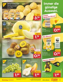Bananen im Netto Marken-Discount Prospekt "Aktuelle Angebote" mit 50 Seiten (Saarbrücken)