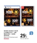 BENDY DOUBLE PACK 2 GAMES IN 1 - INK MACHINE + DARK REVIVAL - MAXIMUM ENTERTAINMENT en promo chez E.Leclerc Lorient à 25,40 €