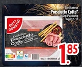 Delikatess Prosciutto Cotto im EDEKA Prospekt Delikatess Prosciutto Cotto von Gut & Günstig im aktuellen EDEKA Prospekt für 1,85 €
