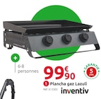 Plancha gaz Lazuli - INVENTIV - Mr. Bricolage à Aix-en-Provence Plancha gaz Lazuli - INVENTIV en promo chez Mr. Bricolage Aix-en-Provence à 99,90 €