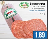 Sommerwurst bei EDEKA im Elbtal Prospekt für 1,89 €