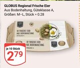 Aktuelles Regional Frische Eier Angebot bei GLOBUS in Erfurt ab 2,79 €