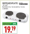 DOPPELKOCHPLATTE im Angebot bei Marktkauf in Herne DOPPELKOCHPLATTE Angebote von TRISTAR bei Marktkauf Herne für 19,19 €