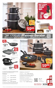 Pfanne im XXXLutz Möbelhäuser Prospekt "10.000e Artikel dauerhaft günstig!" mit 16 Seiten (Potsdam)