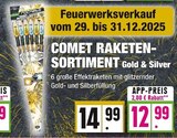 Raketen-Sortiment Gold & Silver von Comet im aktuellen EDEKA Prospekt