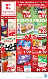 Kaufland Prospekt für Großhansdorf mit 64 Seiten Kaufland Prospekt für Großhansdorf: "Hier bin ich richtig", 64 Seiten, 02.07.2026 - 08.07.2026
