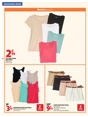 Promos Débardeur Femme dans le catalogue "DESTINATION SOLEIL" de Auchan Hypermarché à la page 12 Promos Débardeur Femme dans le catalogue "DESTINATION SOLEIL" de Auchan Hypermarché à la page 12