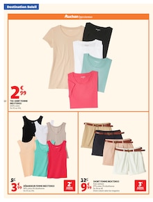 Promotion Mules Femme dans le prospectus Auchan Hypermarché, valable du 16/06/2026 au 28/06/2026 Promo Mules Femme dans le catalogue Auchan Hypermarché du moment à la page 12