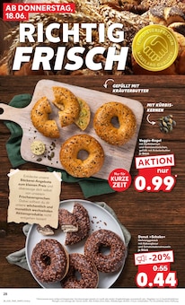 Donuts Angebot im Kaufland Prospekt, gültig von 15.06.2026 bis 17.06.2026 Donuts Angebot im aktuellen Kaufland Prospekt auf Seite 37
