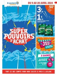 Catalogue Supermarchés E.Leclerc en cours à Verdun et alentours, E.Leclerc Express |Vos super pouvoirs d'achat, 12 pages, 09/04/2024 - 20/04/2024