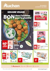 Prospectus Auchan Hypermarché à Saint-Cyr-sur-Loire, "SEMAINE VEGANE", 4 pages de promos valables du 21/05/2024 au 27/05/2024