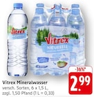 EDEKA Bahnstock - Mineralwasser Angebot im Prospekt Mineralwasser bei EDEKA im Bahnstock Prospekt für 2,99 €