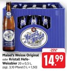 Original Angebote von Maisel's Weisse bei EDEKA Bensheim für 14,99 €
