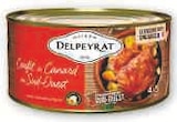Confit de Canard du Sud-Ouest - DELPEYRAT en promo chez Super U Confit de Canard du Sud-Ouest - DELPEYRAT dans le catalogue Super U