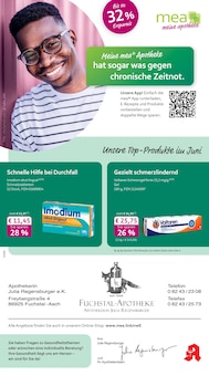 Aktueller mea - meine apotheke Prospekt (Fuchstal, 4 Seiten zum blättern mea - meine apotheke Prospekt Unsere Juni-Angebote mit 4 Seiten