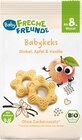 Babykekse Dinkel, Apfel & Vanille ab dem 8. Monat von Freche Freunde für 1,95 € bei dm-drogerie markt im Angebot Babykekse Dinkel, Apfel & Vanille ab dem 8. Monat von Freche Freunde im aktuellen dm-drogerie markt Prospekt