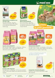 Prix et réduction Alimentation Lapin Nain dans le prospectus Maxi Zoo en cours Offre Alimentation Lapin Nain dans le catalogue Maxi Zoo du moment à la page 11
