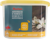 ABSORBEUR D'HUMIDITÉ VANILLE 250G - AUCHAN - Auchan Hypermarché à Boulogne-sur-Mer ABSORBEUR D'HUMIDITÉ VANILLE 250G - AUCHAN en promo chez Auchan Hypermarché Boulogne-sur-Mer à 1,00 €