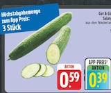EDEKA Bad Kissingen - Salatgurke Angebot im Prospekt Salatgurke bei EDEKA im Bad Kissingen Prospekt für 0,39 €