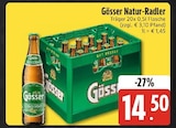 Natur-Radler Angebote von Gösser bei EDEKA Passau für 14,50 €