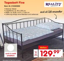 Tagesbett Fine bei Netto Marken-Discount in Heinsberg Tagesbett Fine im Angebot bei Netto Marken-Discount Heinsberg für 129,99 €