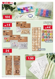 Deko-Buchstabe Angebot im aktuellen Woolworth Prospekt auf Seite 25