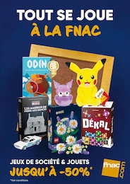 Prospectus Fnac à Jacou, "TOUT SE JOUE À LA FNAC", 1 page, 03/04/2026 - 30/04/2026