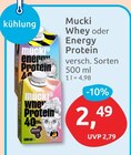 Whey Protein von Mucki für 2,49 € bei budni im Angebot Whey Protein von Mucki im aktuellen budni Prospekt