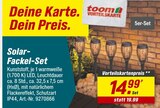 Solar-Fackel-Set bei toom Baumarkt im Obhausen Prospekt für 14,99 €