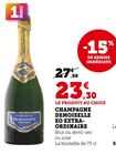 Champagne EO Extra-Ordinaire Brut - Demoiselle en promo chez U Express Petit-Couronne à 23,30 €