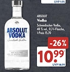 Vodka im Angebot bei ALDI SÜD in Moers Vodka Angebote von ABSOLUT bei ALDI SÜD Moers für 10,99 €