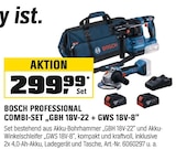 Aktuelles Professional Combi-Set GBH 18V-22 + GWS 18V-8 Angebot bei OBI in Hildesheim ab 299,99 €