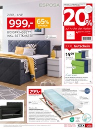 Matratze Angebot im aktuellen XXXLutz Möbelhäuser Prospekt auf Seite 23