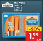 Mini Wiener im Angebot bei Netto Marken-Discount in Plauen Mini Wiener Angebote von HOFMANN bei Netto Marken-Discount Plauen für 1,99 €