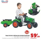 Tracteur à pédales supercharger - FALK - Hyper U à Chambéry Tracteur à pédales supercharger - FALK en promo chez Hyper U Chambéry à 59,99 €