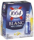 Promo BIERE BLANCHE 1664 5° à 2,40 € dans le catalogue Hyper U à Bourseul