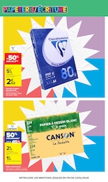 Prix et réduction Ramette Papier dans le prospectus Carrefour Market en cours Offre Ramette Papier dans le catalogue Carrefour Market du moment à la page 19