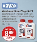 Waschmaschinen-Pflege Set im V-Markt Prospekt Waschmaschinen-Pflege Set von Xavax im aktuellen V-Markt Prospekt für 8,99 €