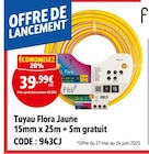 Promo Tuyau Flora Jaune à 39,99 € dans le catalogue Screwfix à Wasquehal