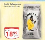 Kaffeebohnen Angebote von Gorilla bei GLOBUS Wolfenbüttel für 18,99 €