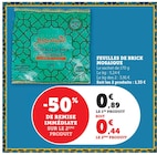 Promo Feuilles de Brick à 0,44 € dans le catalogue Super U à Nice