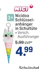 NiciDoo Schlüsselanhänger in Schultüte Angebote von NICI bei Rossmann Norderstedt für 4,99 €