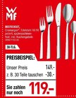 Besteckset bei Möbel Wallach im Prospekt "" für 119,00 €