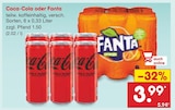 Coca-Cola im Angebot bei Netto Marken-Discount in Waiblingen Coca-Cola Angebote bei Netto Marken-Discount Waiblingen für 3,99 €