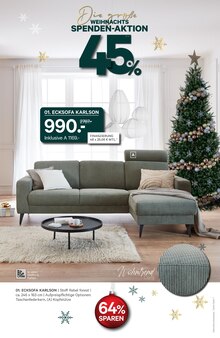Ecksofa im Kabs Prospekt "Die große Weihnachtsspenden-Aktion" mit 46 Seiten (Essen)