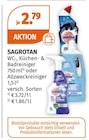 WC-, Küchen- & Badreiniger oder Allzweckreiniger von SAGROTAN im aktuellen Müller Prospekt