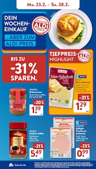 ALDI SÜD Prospekt der aktuellen Woche, gültig von 23.02.2026 bis 28.02.2026 Aktueller ALDI SÜD Prospekt "Gutes für Alle." mit 36 Seiten